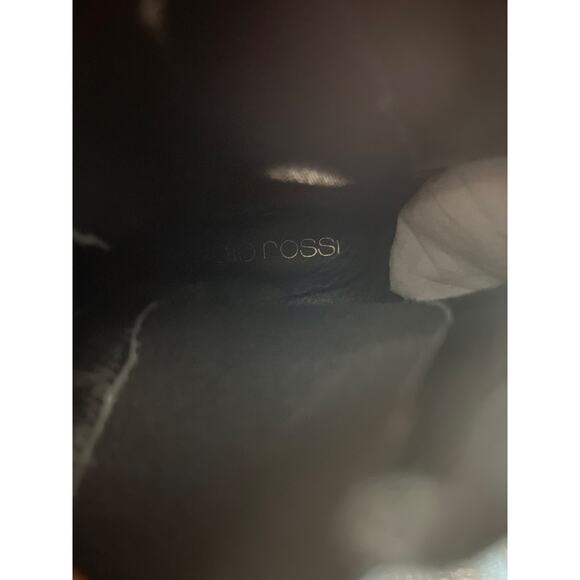 Sergio Rossi mens size 8 black boots - Picture 5 of 5